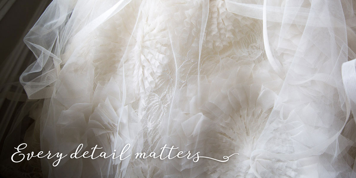 Designer Bridal Gown Detail